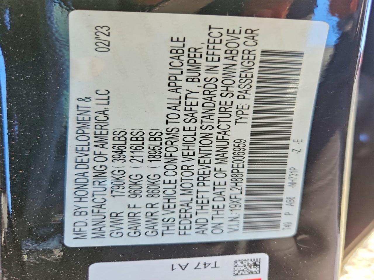 2023 Honda Civic -- Photo 12