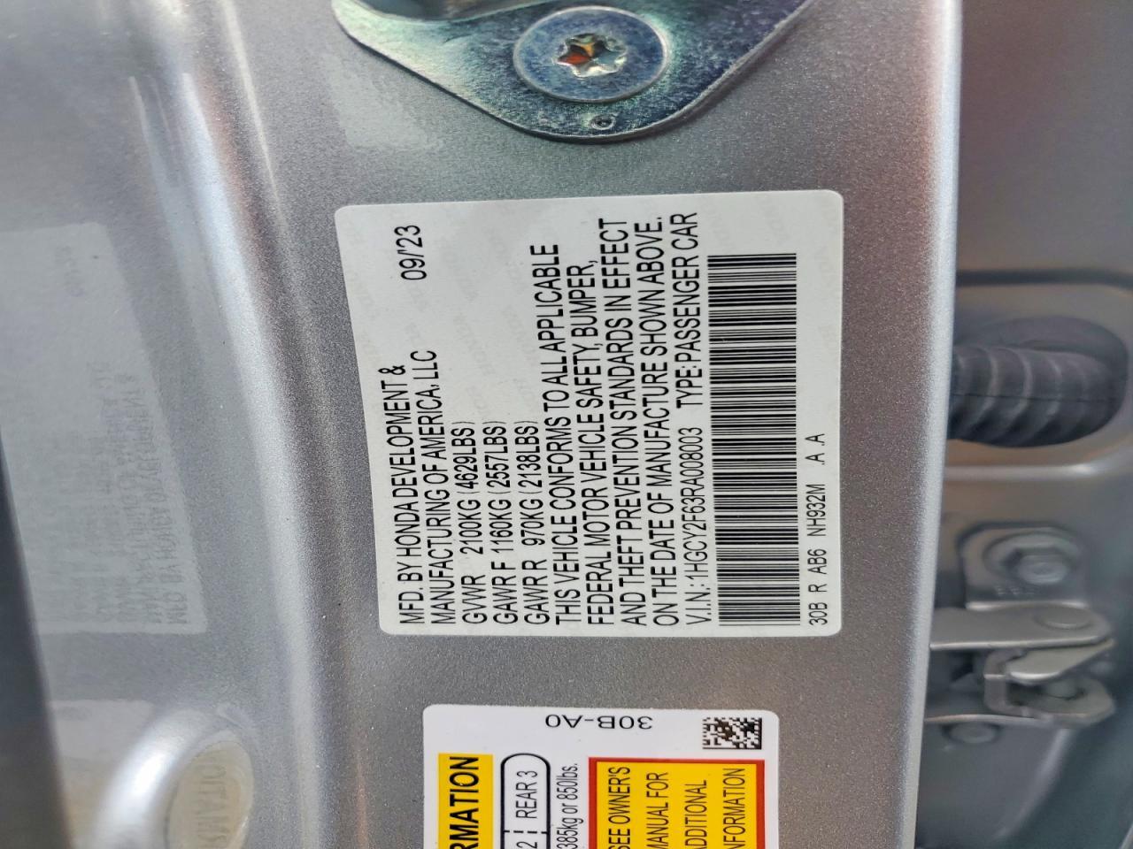 2024 Honda Accord -- Photo 13