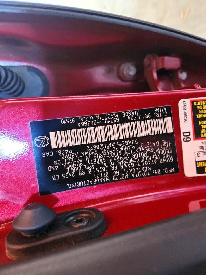 2021 Lexus ES 350 -- Photo 12